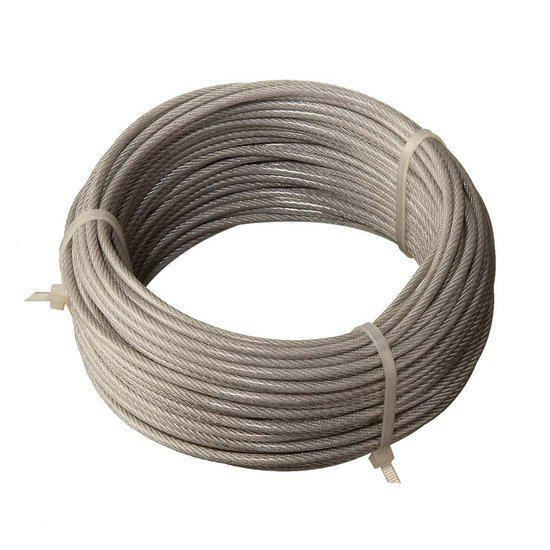 Staaldraad 1,5 -2,5 mm geplastificeerd op rol